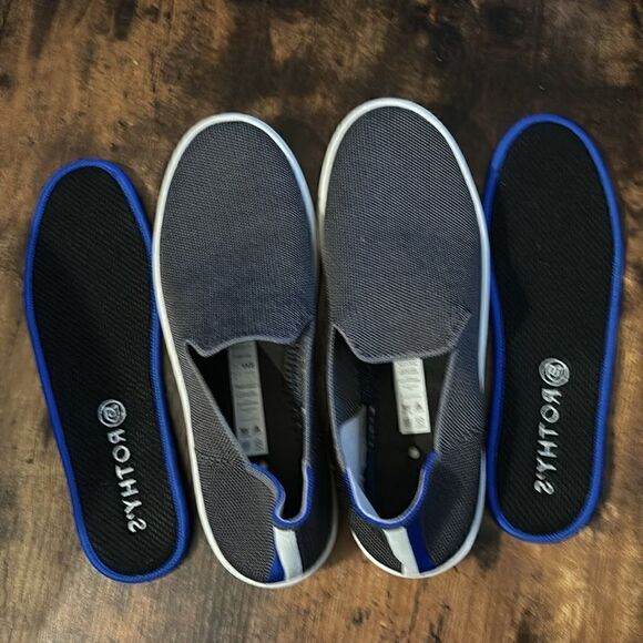 Rothy’s The Original Slip On Sneaker In Steel Grey Size 8 - Picture 8 of 9